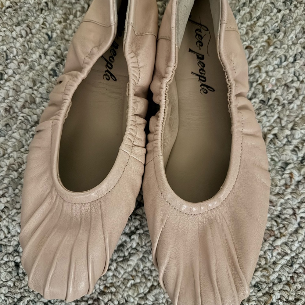 Free People Pink Blush Ballet Flats